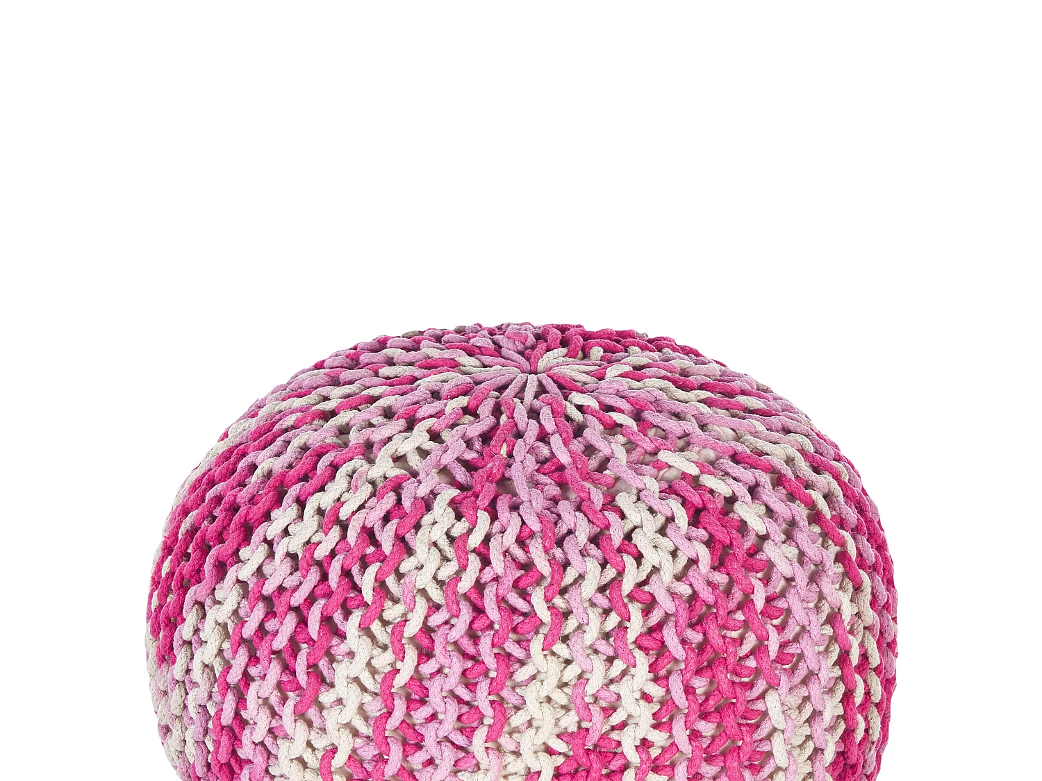 Poef CONRAD Katoen Roze 50 cm 50 cm 35 cm