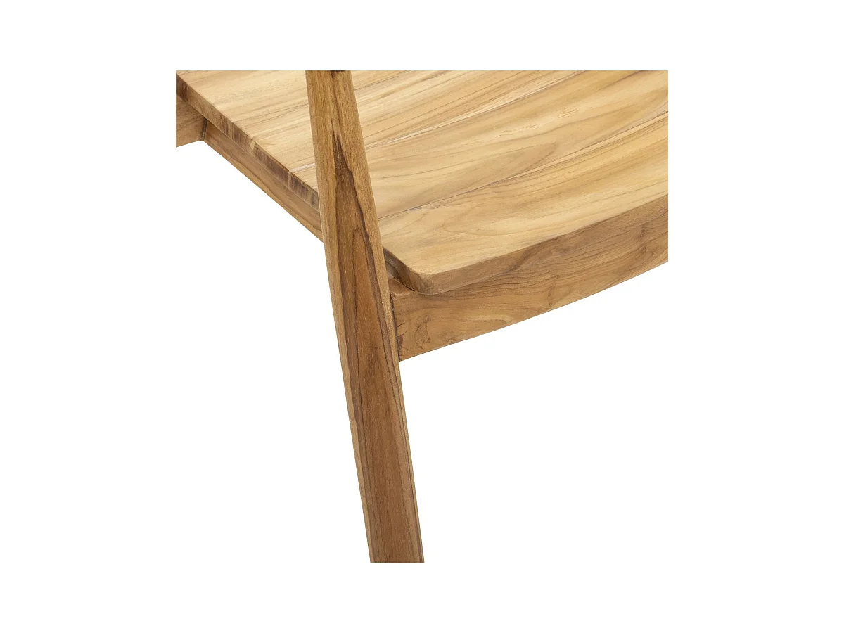 Chaise Fauteuil de table en Teck H 78 cm