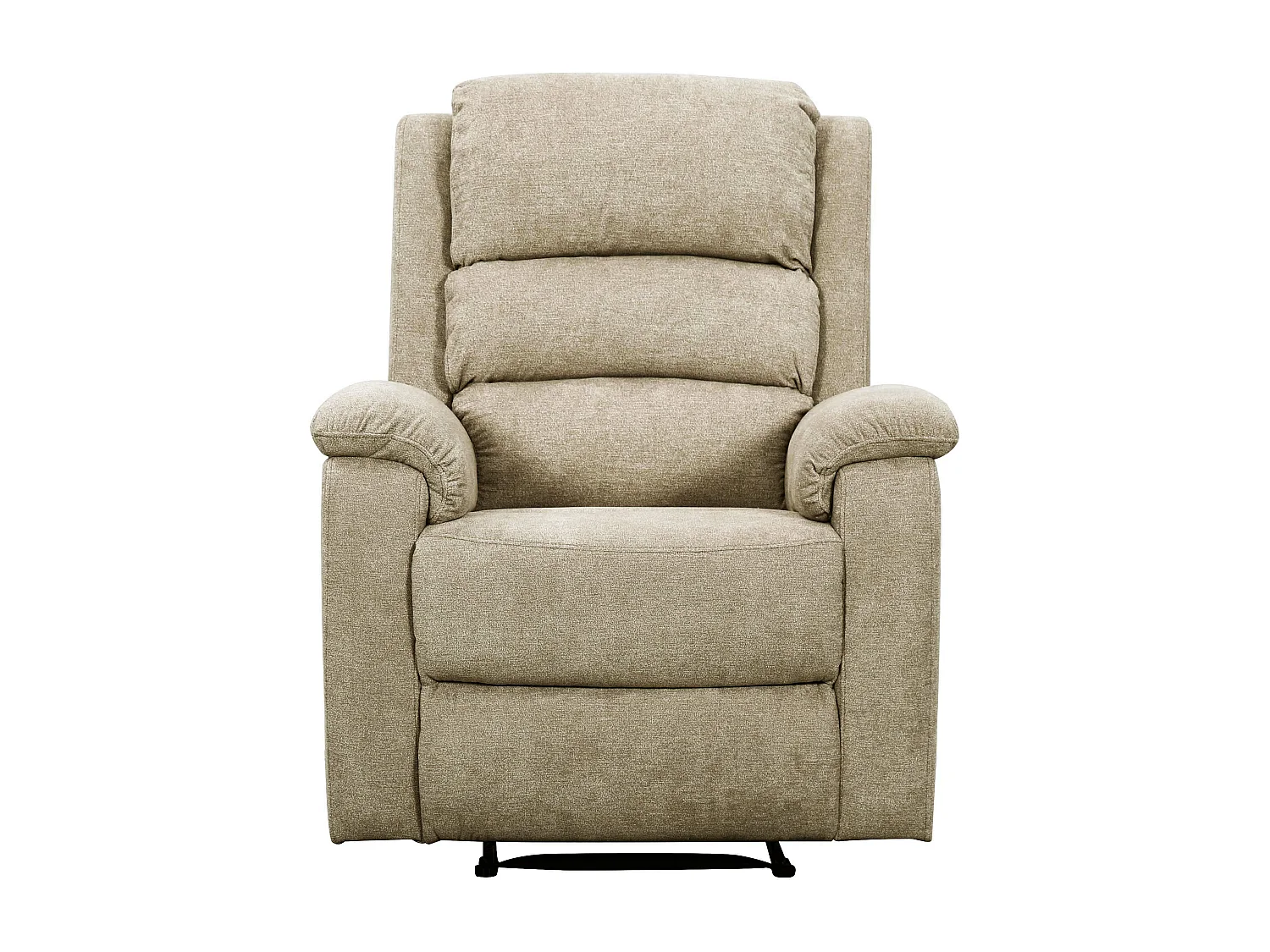 Canapés 3 places 2 places et un fauteuil relax électrique en tissu taupe NEVERS