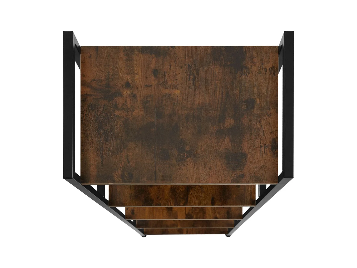 Grande estante industrial/vintage 5 níveis 1515 cm marrom 08_0000575