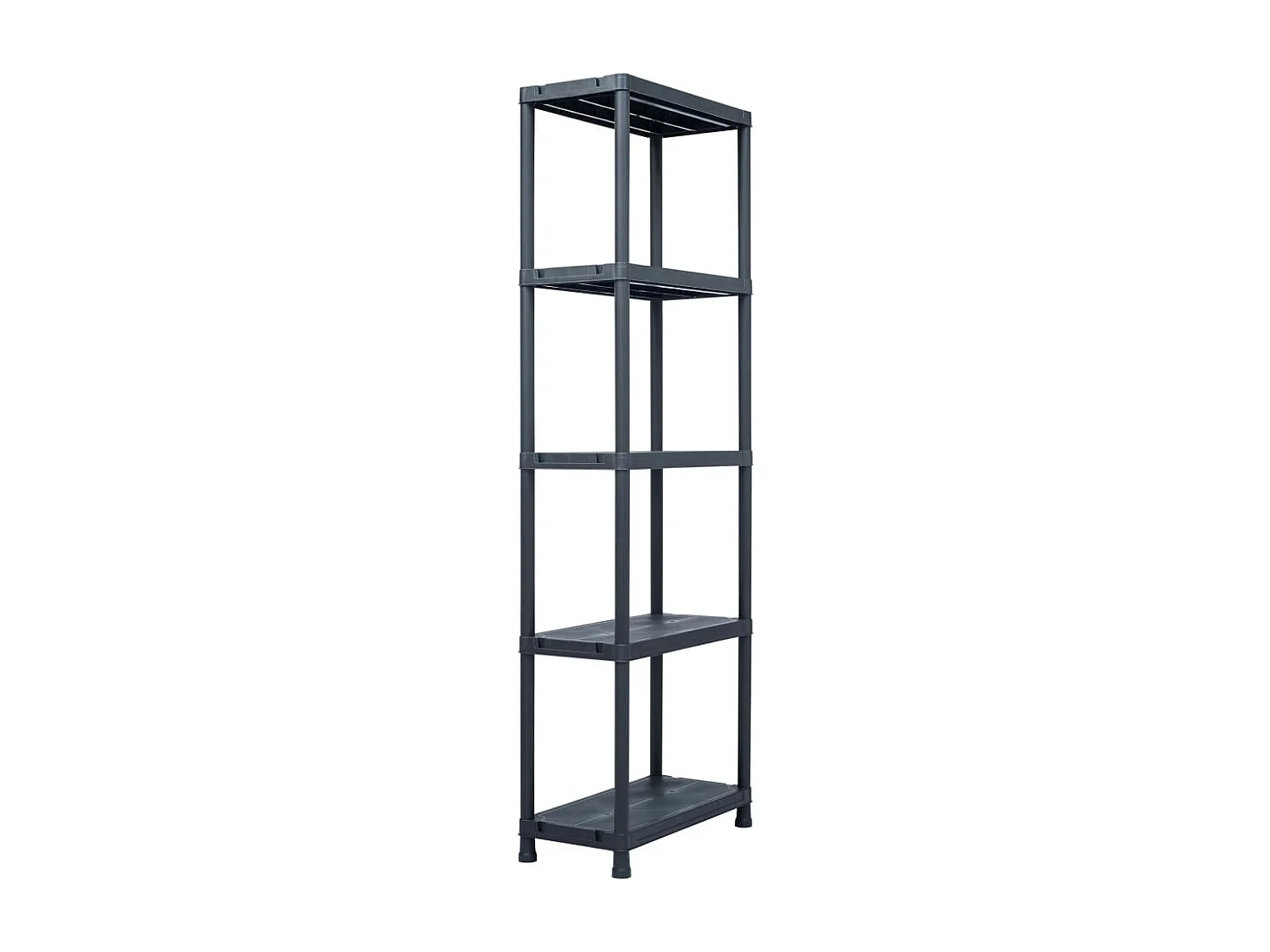 Étagères de rangement 5 noire 60 x 30 x 180 cm 02_0000673