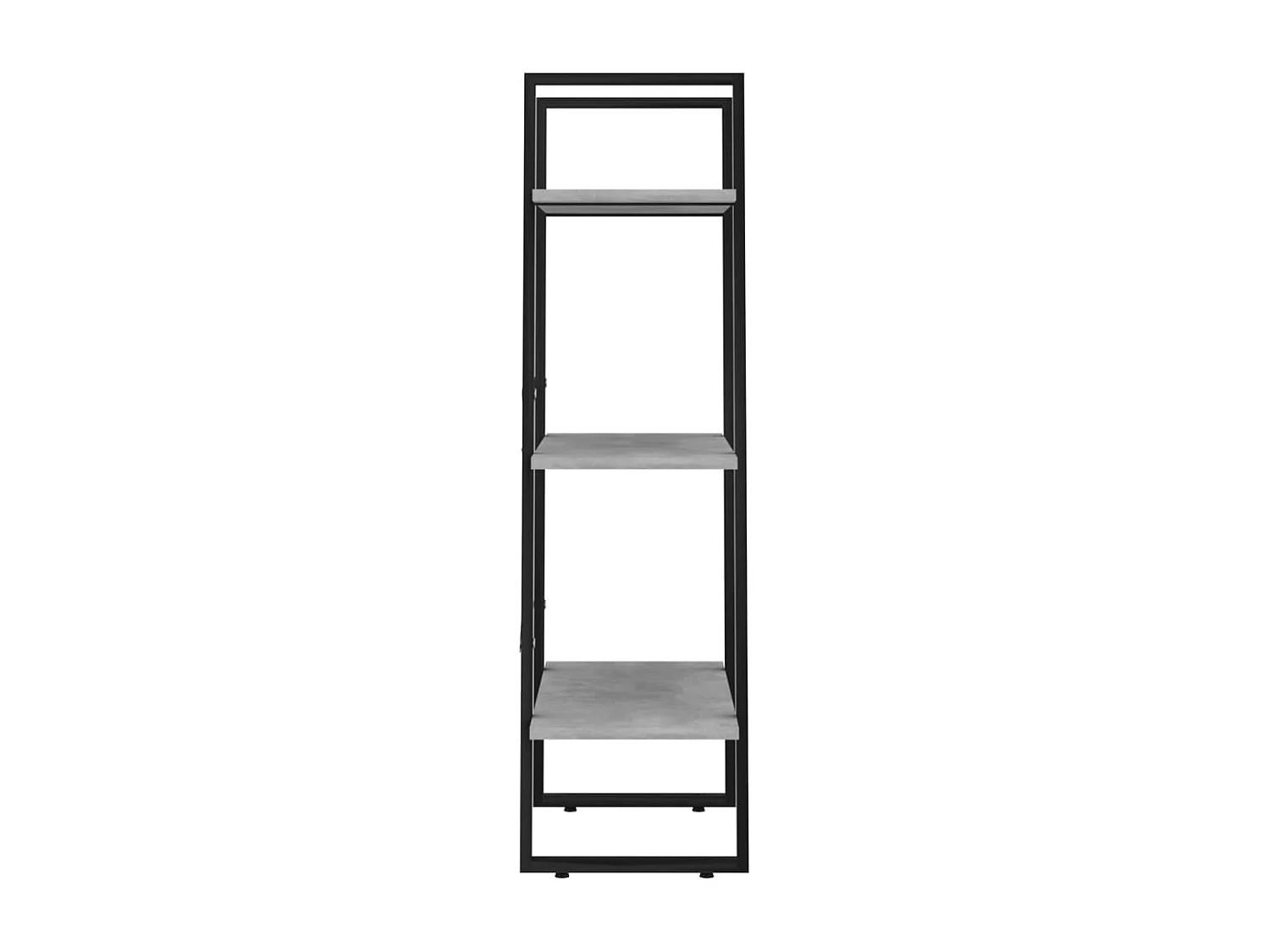 Prateleira de armazenamento 60 x 30 x 105 cm aglomerado cinza 02_0000631