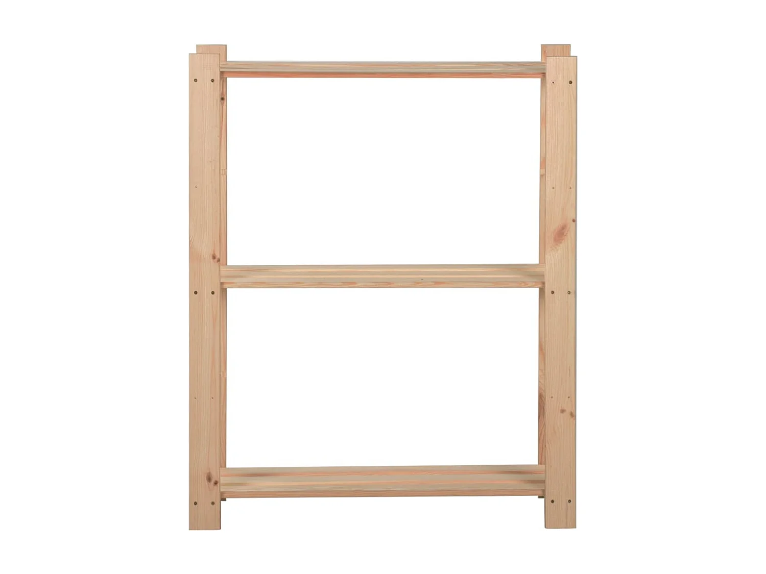 Étagère 3 niveaux stockage bois marron 60 x 28.5 x 90 cm 02_0000653