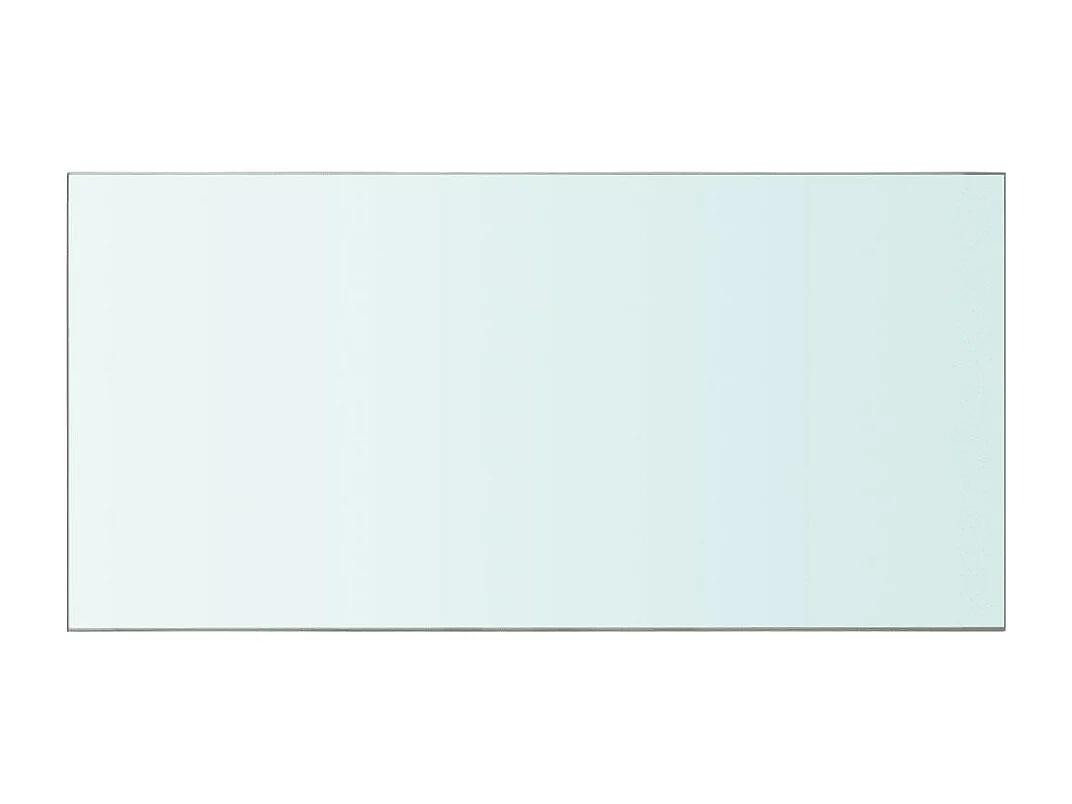 Panel para balda de cristal transparente 60 x 30 cm 2702191/2