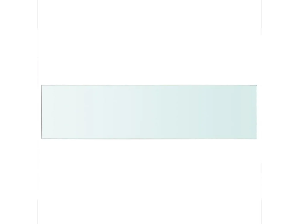 Pannello per ripiano in vetro trasparente 100 x 25 cm 2702210/2