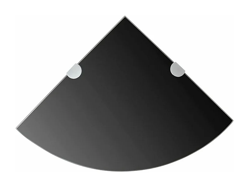 Étagère design de coin verre 25 x 25 x 0.8 cm 2702220/2