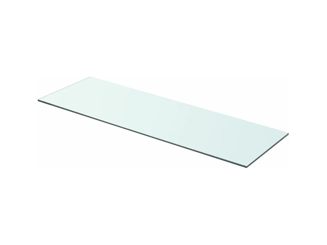 Painel para prateleira elegante vidro transparente 80 x 25 cm 2702200/2
