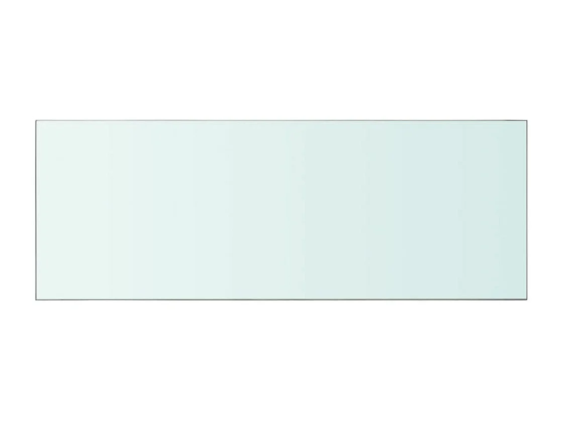 Painel para prateleira de design vidro transparente 80 x 30 cm 2702201/2