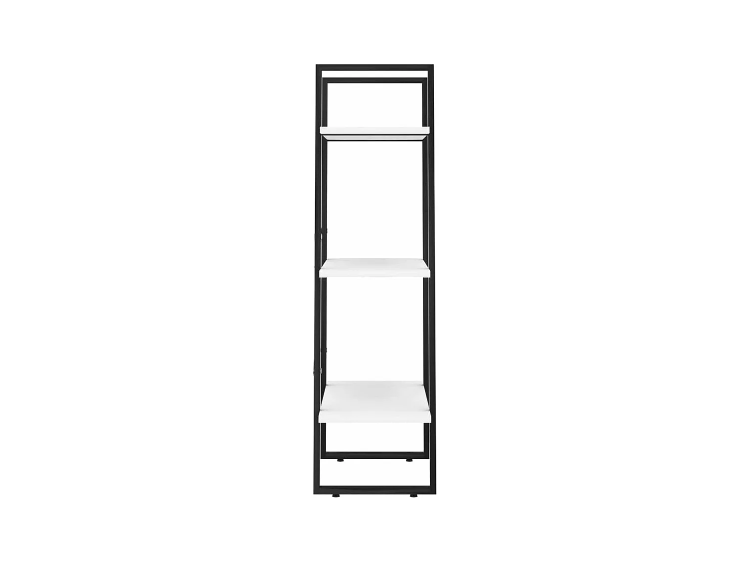 Estantería de almacenamiento 60 x 30 x 105 cm aglomerado blanco 02_0000625
