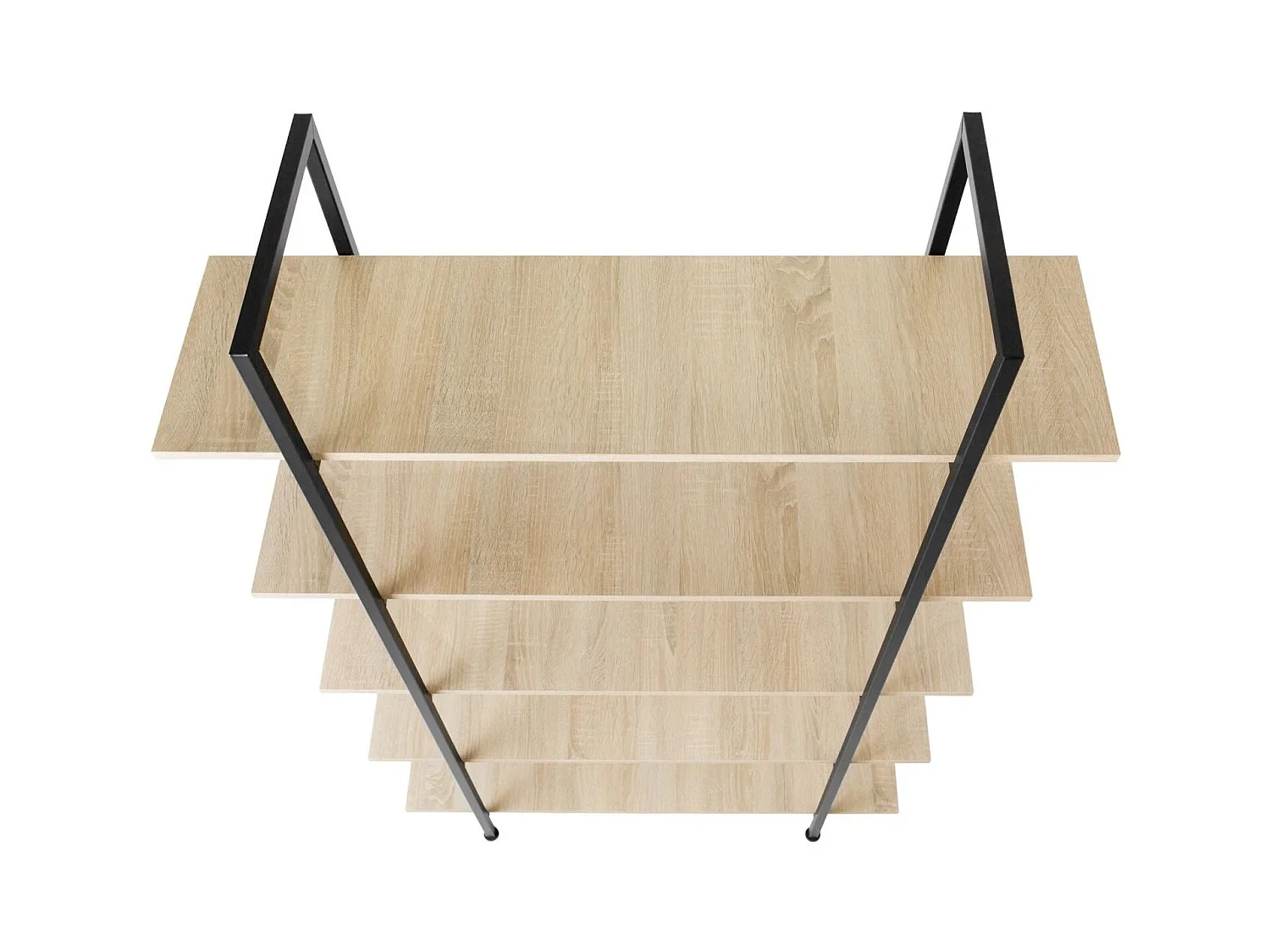 Grande estante estilo industrial/vintage 5 níveis 1795 cm bege 08_0000255