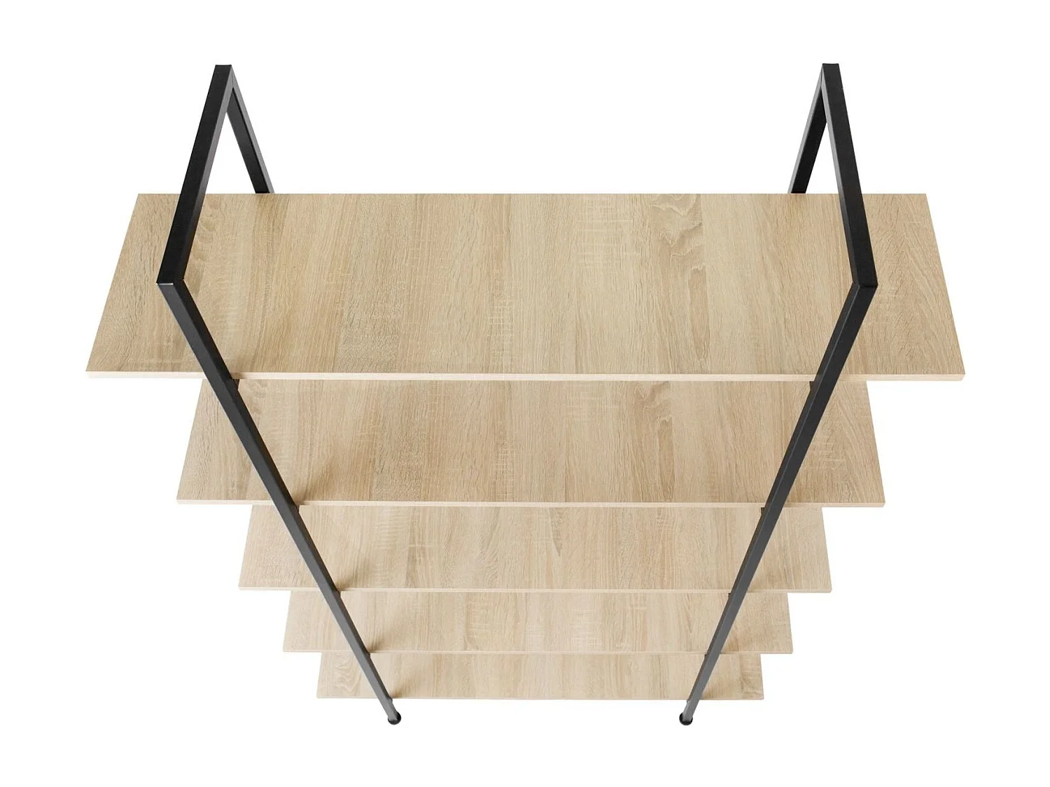 Grande étagère bibliothèque au beige 106 x 34.5 x 179.5 cm 08_0000255