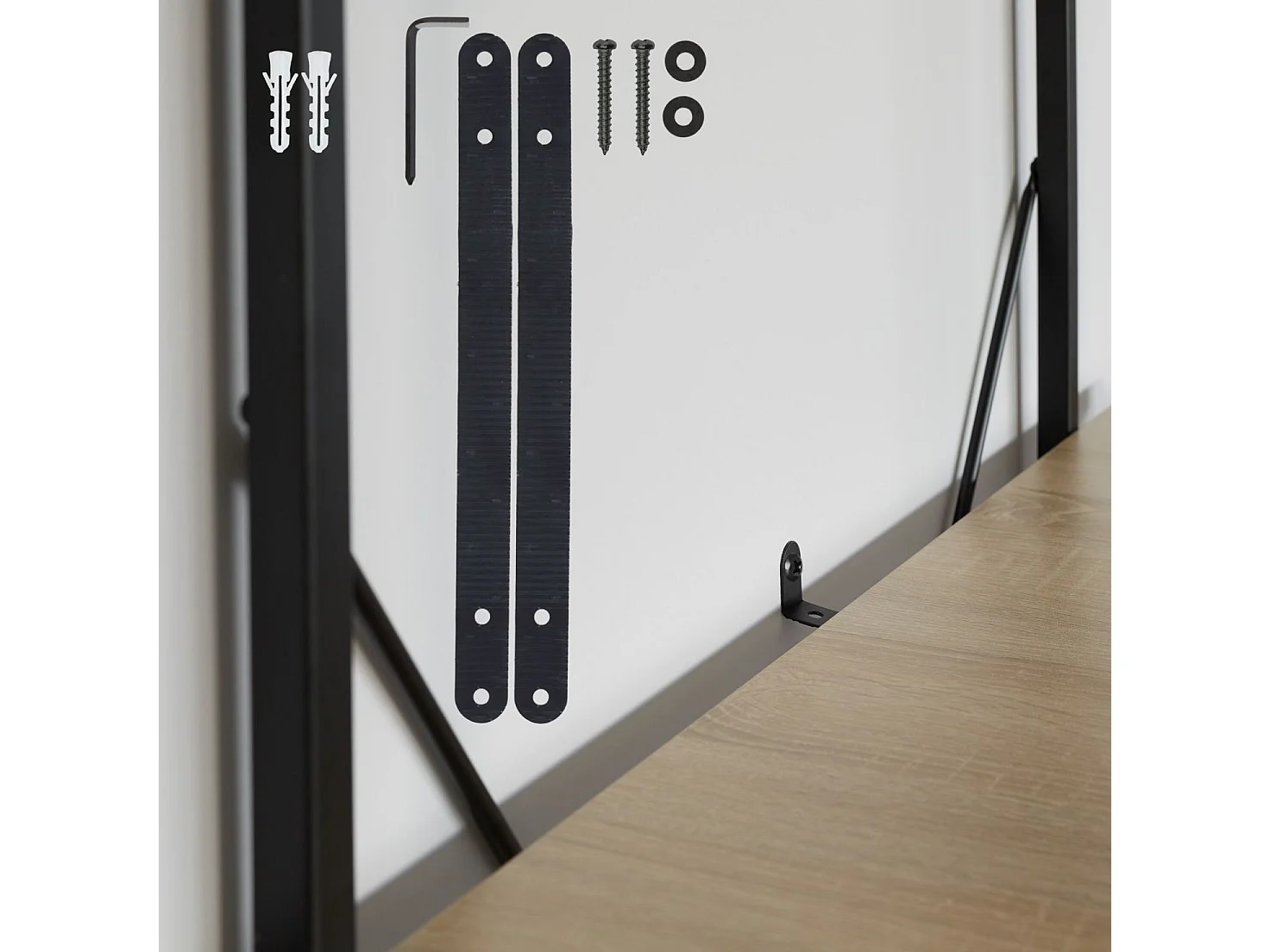 Grande étagère bibliothèque au beige 106 x 34.5 x 179.5 cm 08_0000255