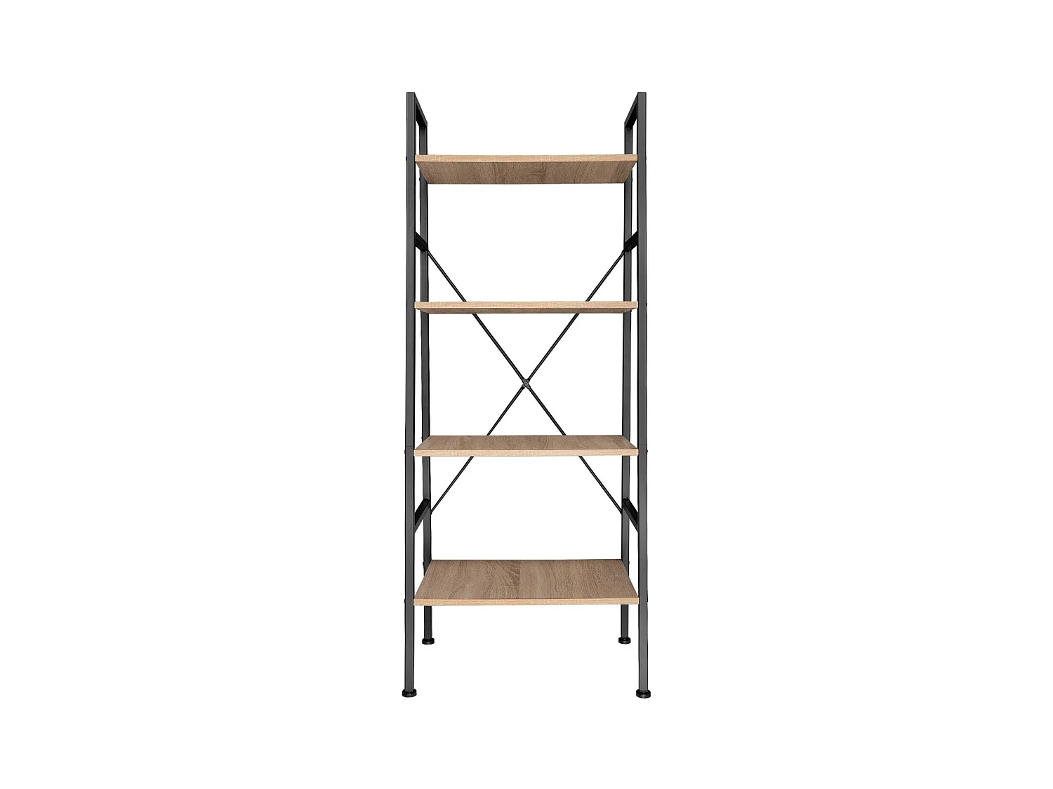 Grande étagère bibliothèque au beige 61.5 x 36.5 x 150 cm 08_0000265