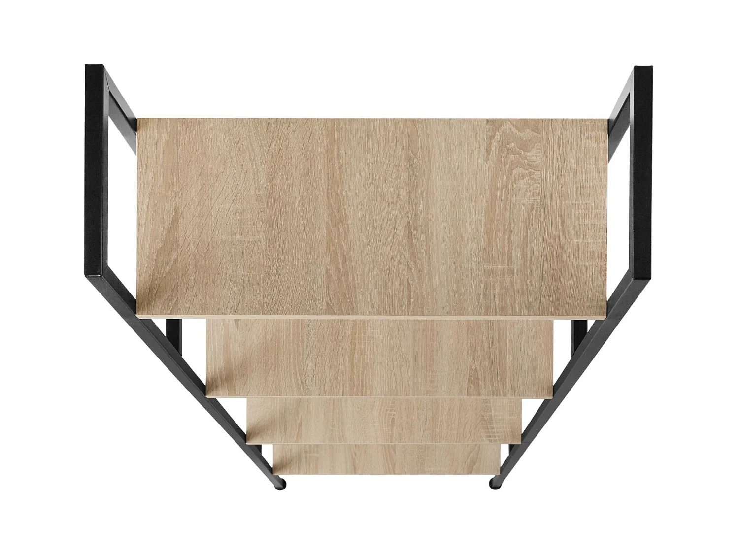 Grande étagère bibliothèque au beige 61.5 x 36.5 x 150 cm 08_0000265