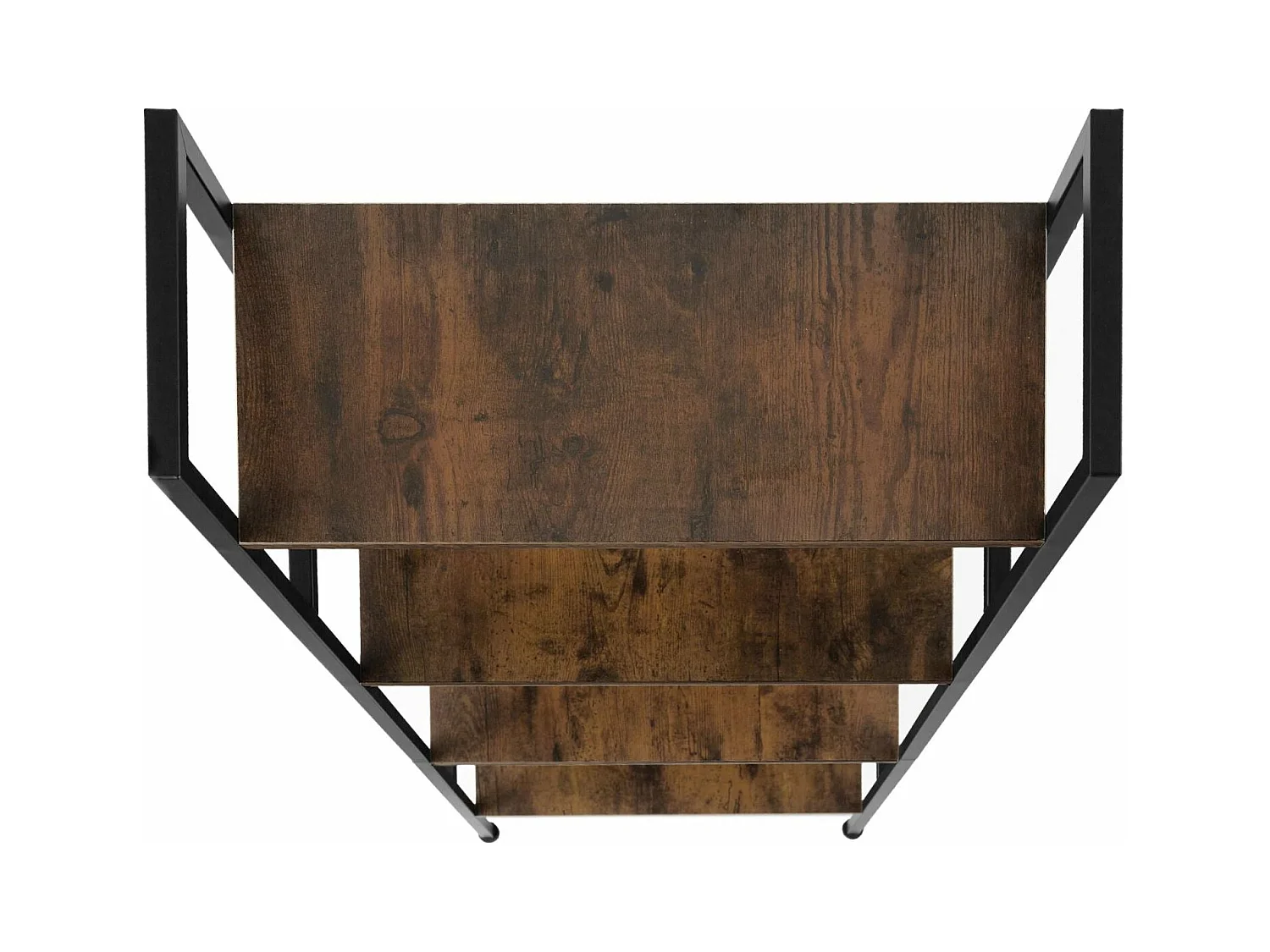 Grande estante industrial/vintage 4 níveis 150 cm marrom 08_0000264