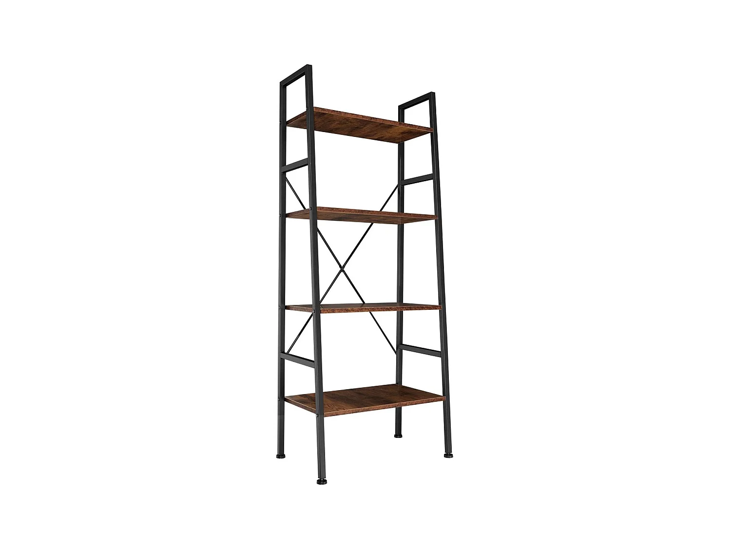 Grande étagère bibliothèque au marron 61.5 x 36.5 x 150 cm 08_0000264