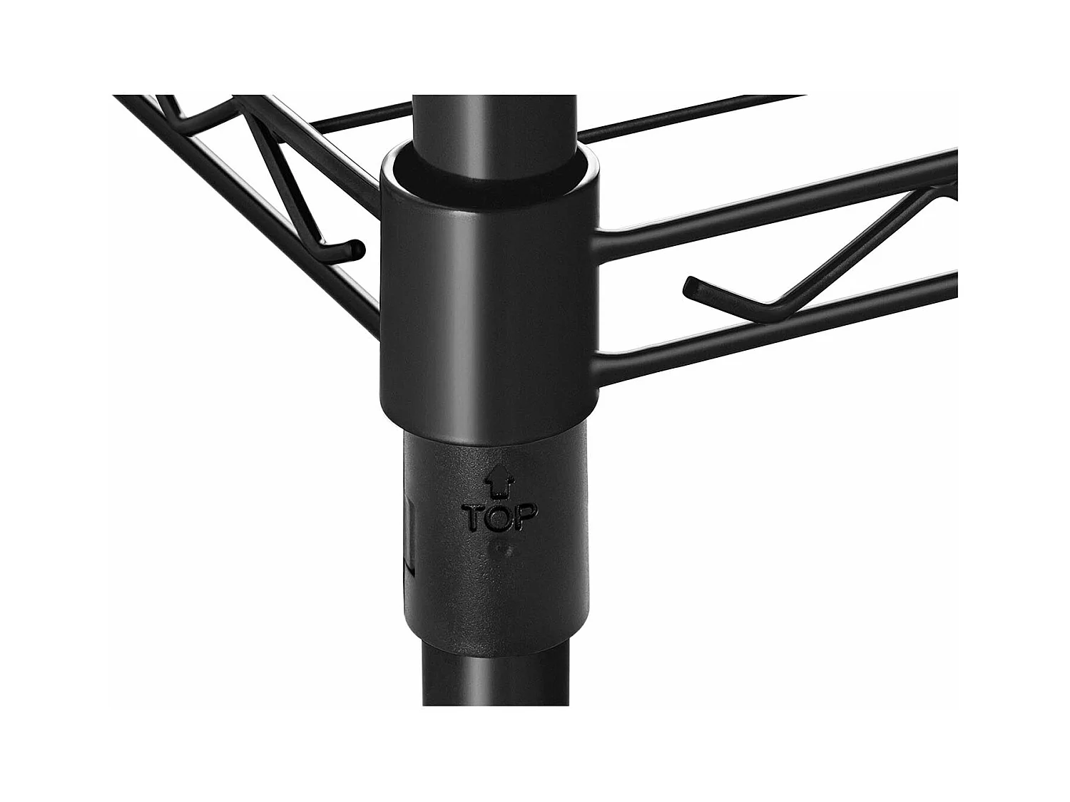 Scaffalatura professionale in metallo nero 35 x 90 x 180 cm 150 kg 14_0001538