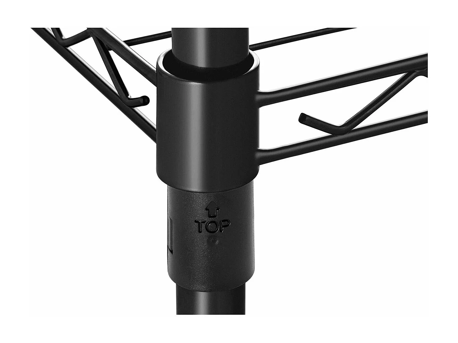 Étagère métallique professionnelle noire métal argentée 90 x 35 x 182 cm 14_0001538