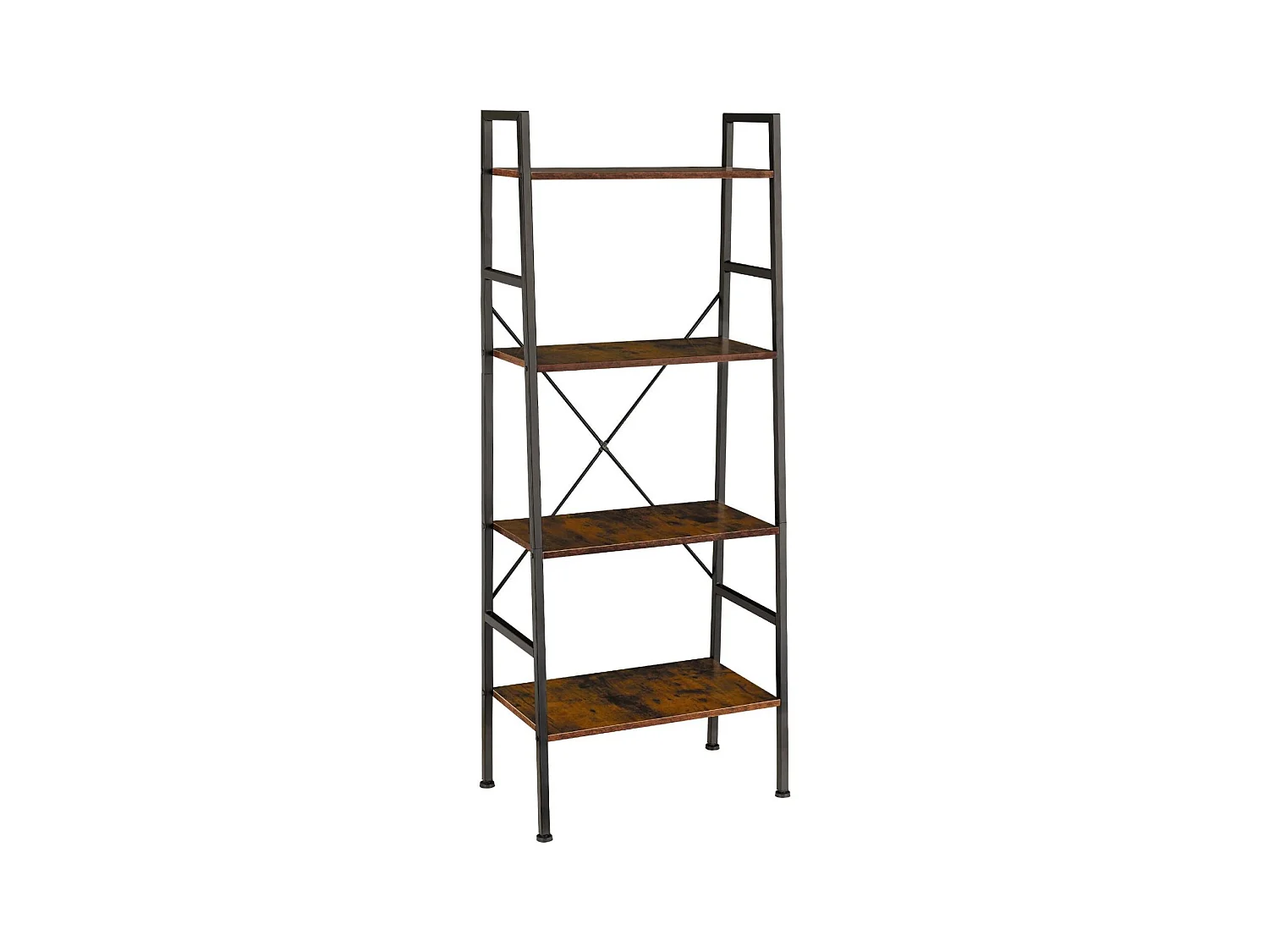 Grande étagère bibliothèque au marron 57.5 x 35.5 x 139 cm 08_0000280