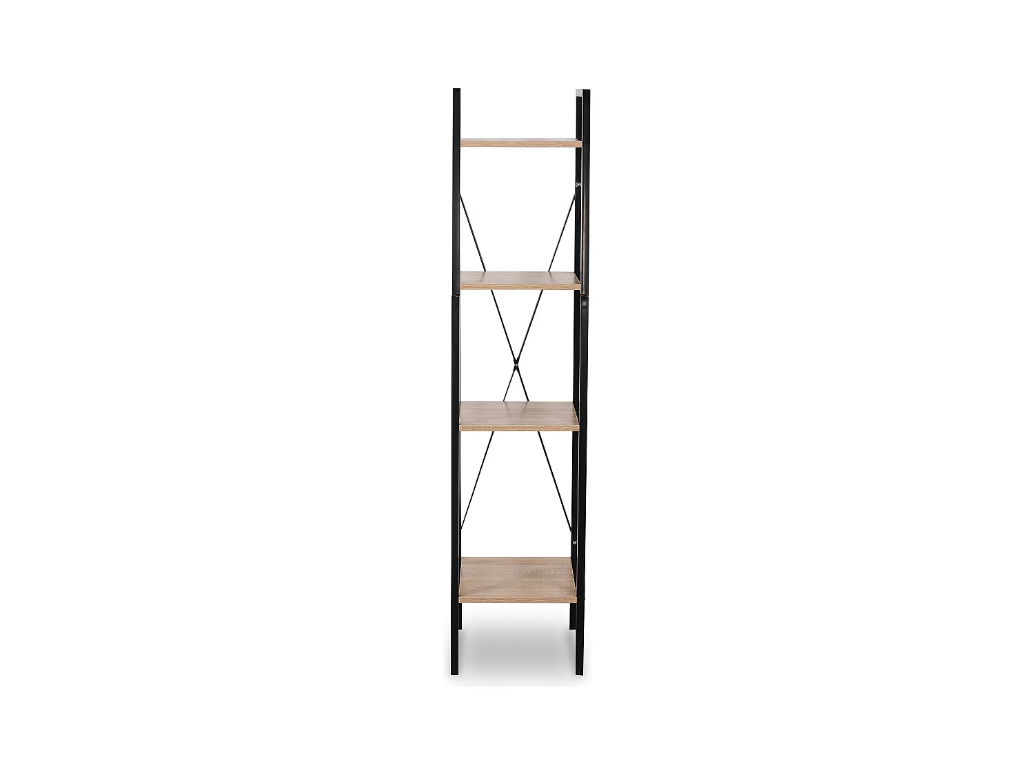 Étagère sur pied en métal marron 34 x 35 x 148 cm 19_0000581