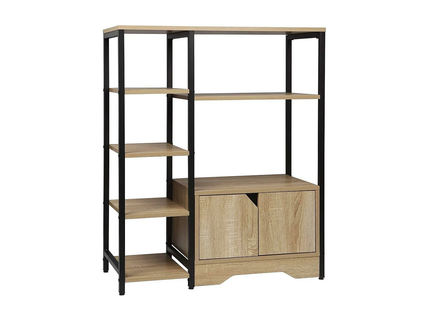 Bibliothèque avec meuble 97 beige 80 x 30 x 97 cm 19_0000123