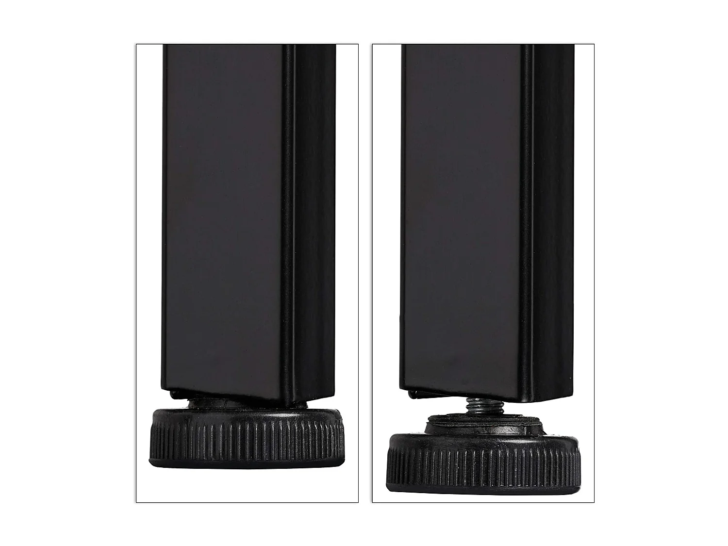 Estantería de pie planta salón 4 pisos 136 cm marrón y negro 13_0001202_2