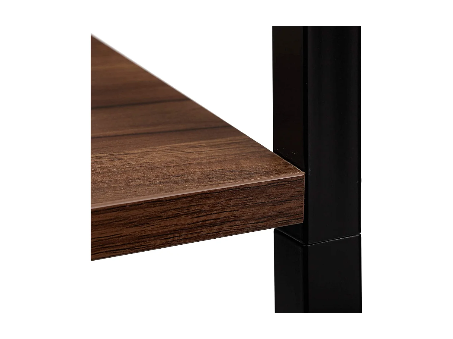 Estantería de pie planta salón 4 pisos 136 cm marrón y negro 13_0001202_2