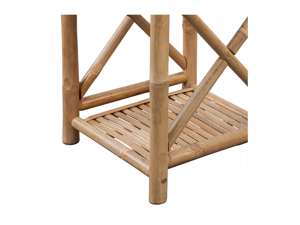 Mueble de diseño con estantería con 3 niveles de bambú 2702010/2