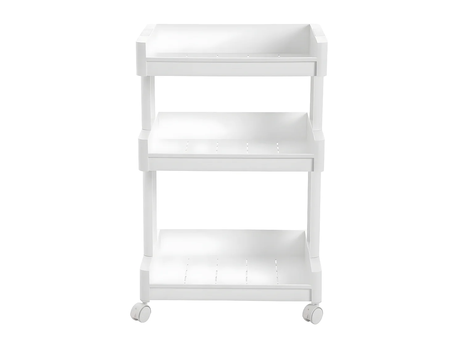 Étagère sur roulettes 3 blanche 45 x 32 x 70 cm 12_0002868