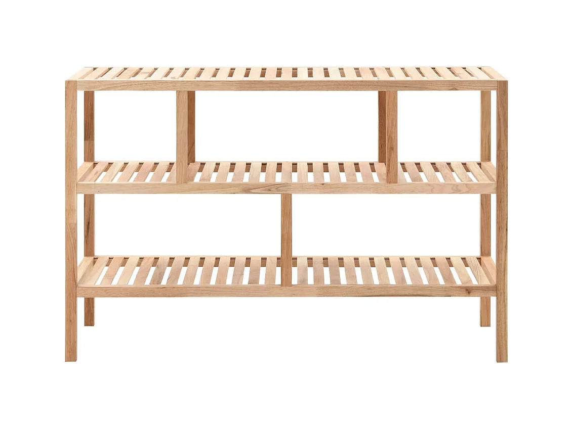 Mensola mobile per mobili da bagno di design in legno massello di noce 100 cm 2702062/2