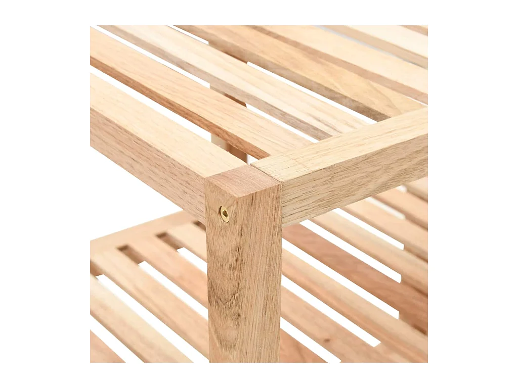 Mensola mobile per mobili da bagno di design in legno massello di noce 100 cm 2702062/2