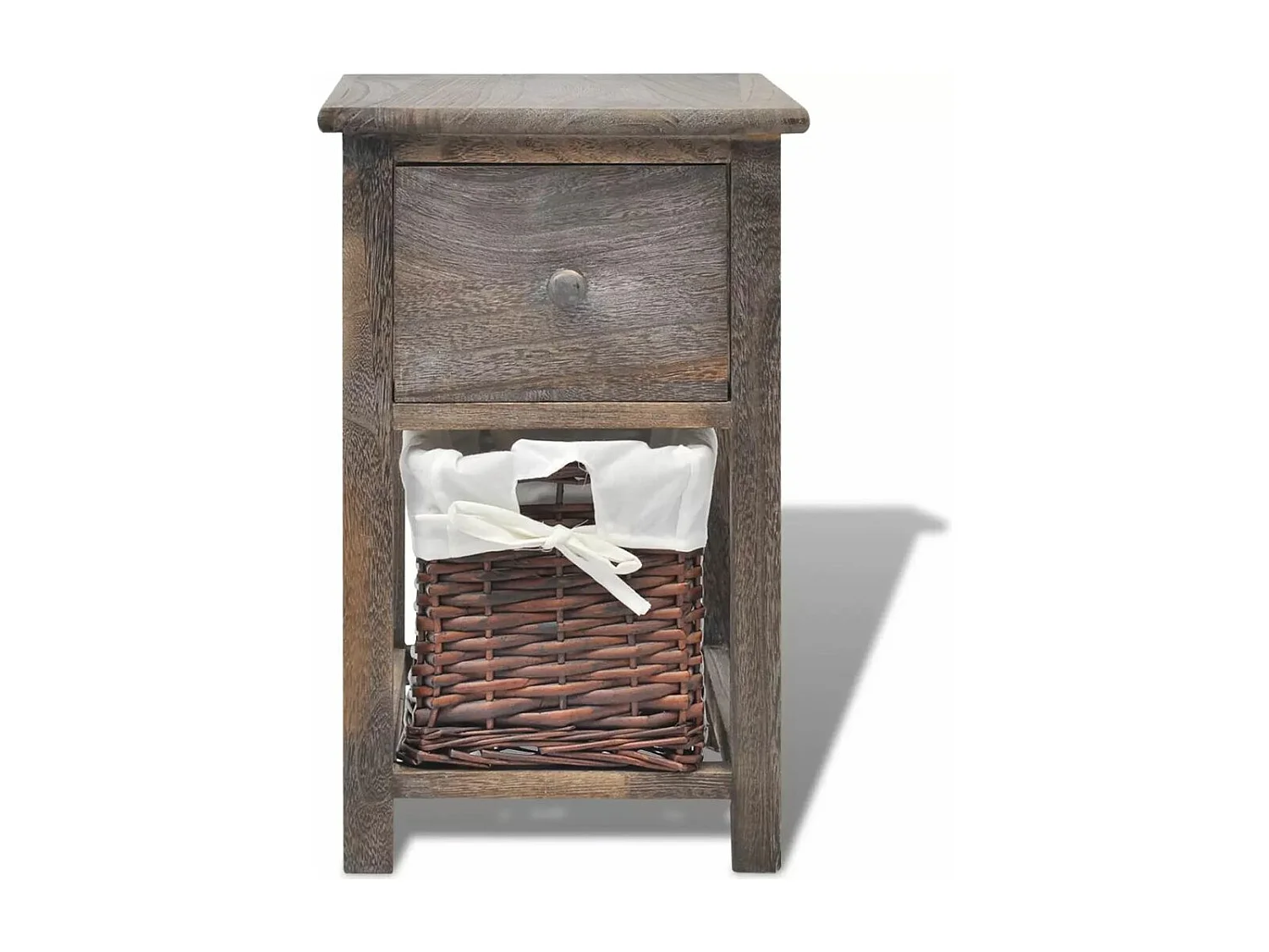 Comodino comodino cassettiera mobili camera da letto in legno marrone 1402083