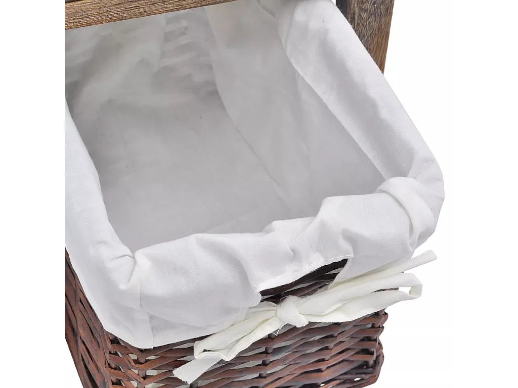 Comodino comodino cassettiera mobili camera da letto in legno marrone 1402083