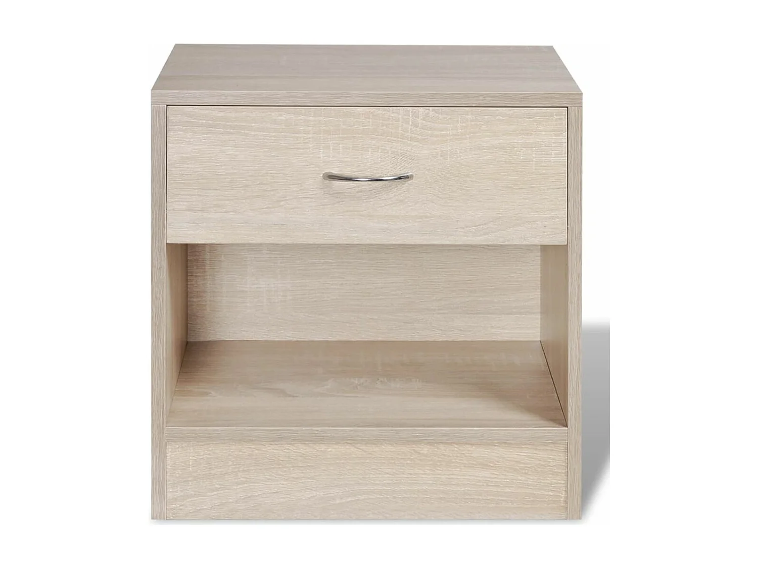 Table de nuit chevet beige 36.5 x 30.5 x 38 cm 1402135