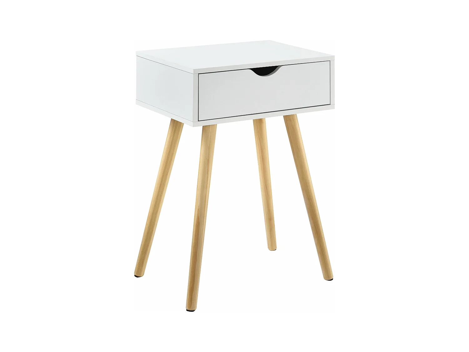 Table de nuit chevet blanche 40 x 29.5 x 60 cm 03_0003141