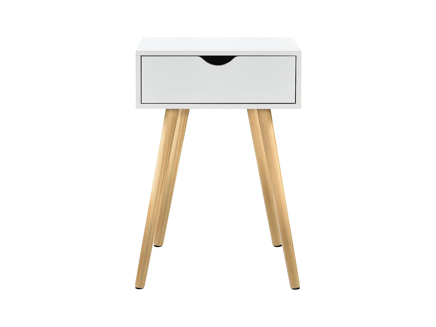 Table de nuit chevet blanche 40 x 29.5 x 60 cm 03_0003141