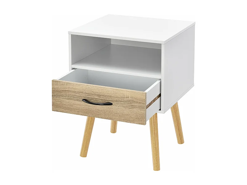 Table de chevet de blanche 42 x 40 x 57 cm 03_0006228