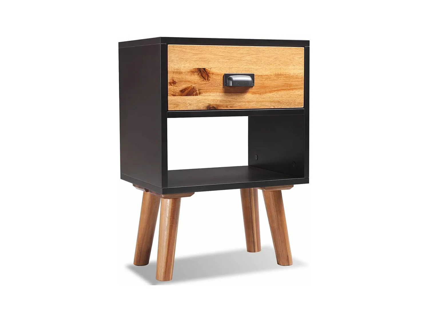 Table de nuit chevet bois marron 40 x 30 x 58 cm 1402134