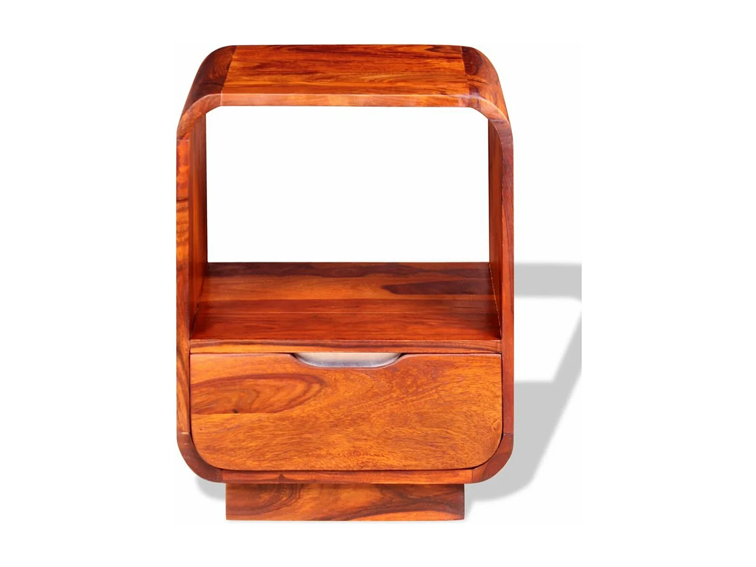 Table de nuit commode bois marron 40 x 30 x 50 cm 1402052