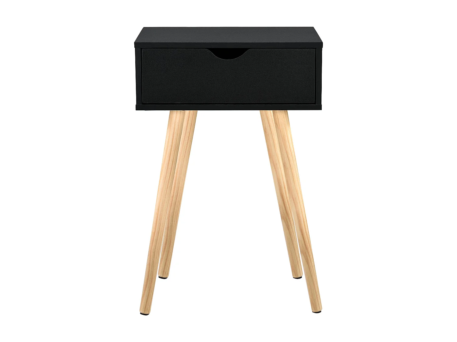 Petite table avec tiroir noire 40 x 29.5 x 60 cm 03_0003143