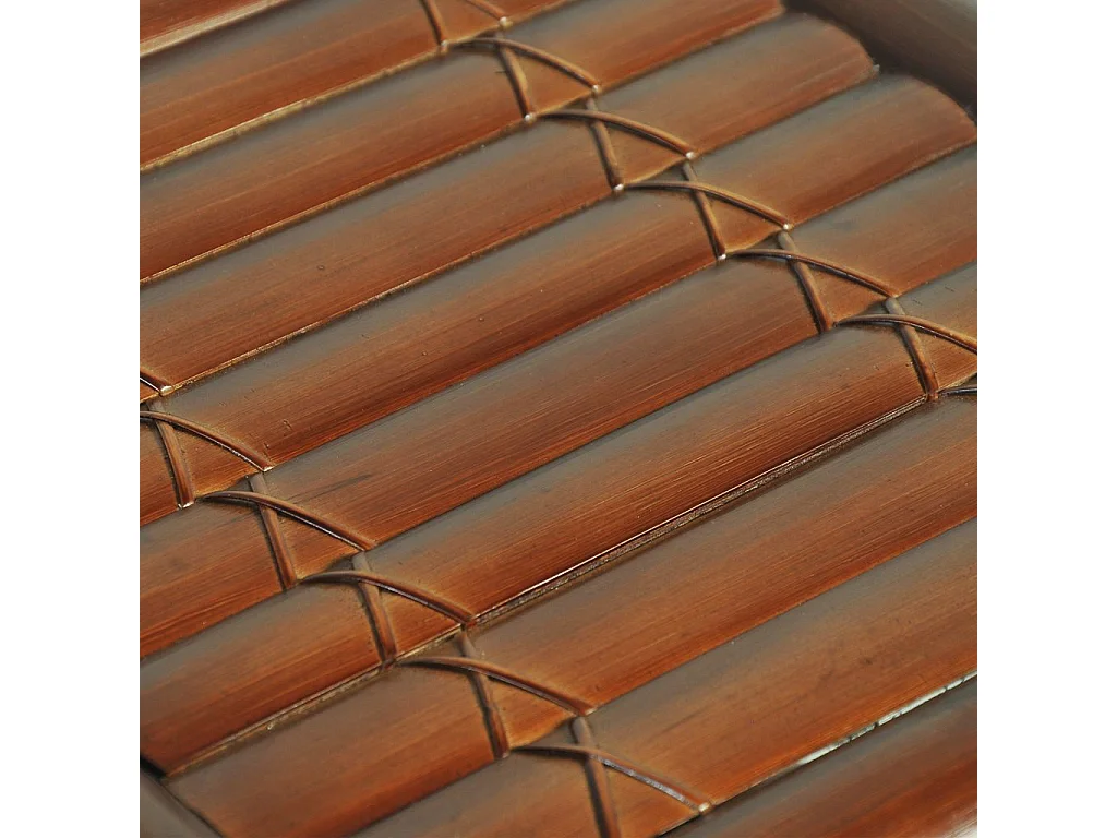 Mesa de cabeceira cômoda guarda-roupa móveis de quarto 40 x 40 x 40 cm bambu marrom escuro 1402044