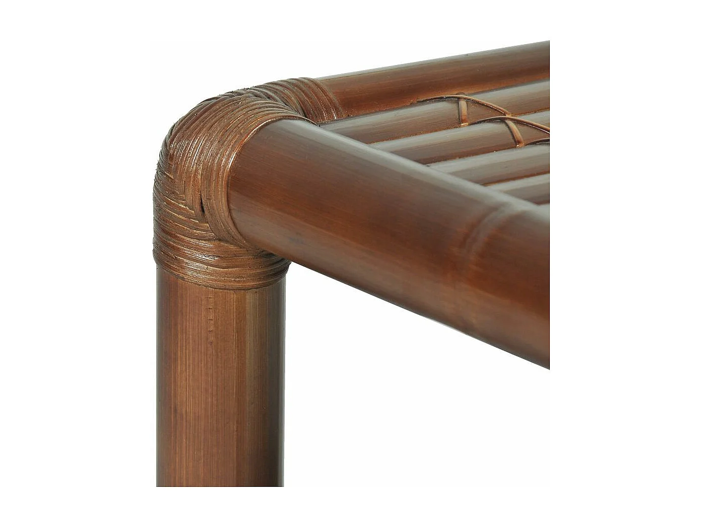 Mesa de cabeceira cômoda guarda-roupa móveis de quarto 40 x 40 x 40 cm bambu marrom escuro 1402044