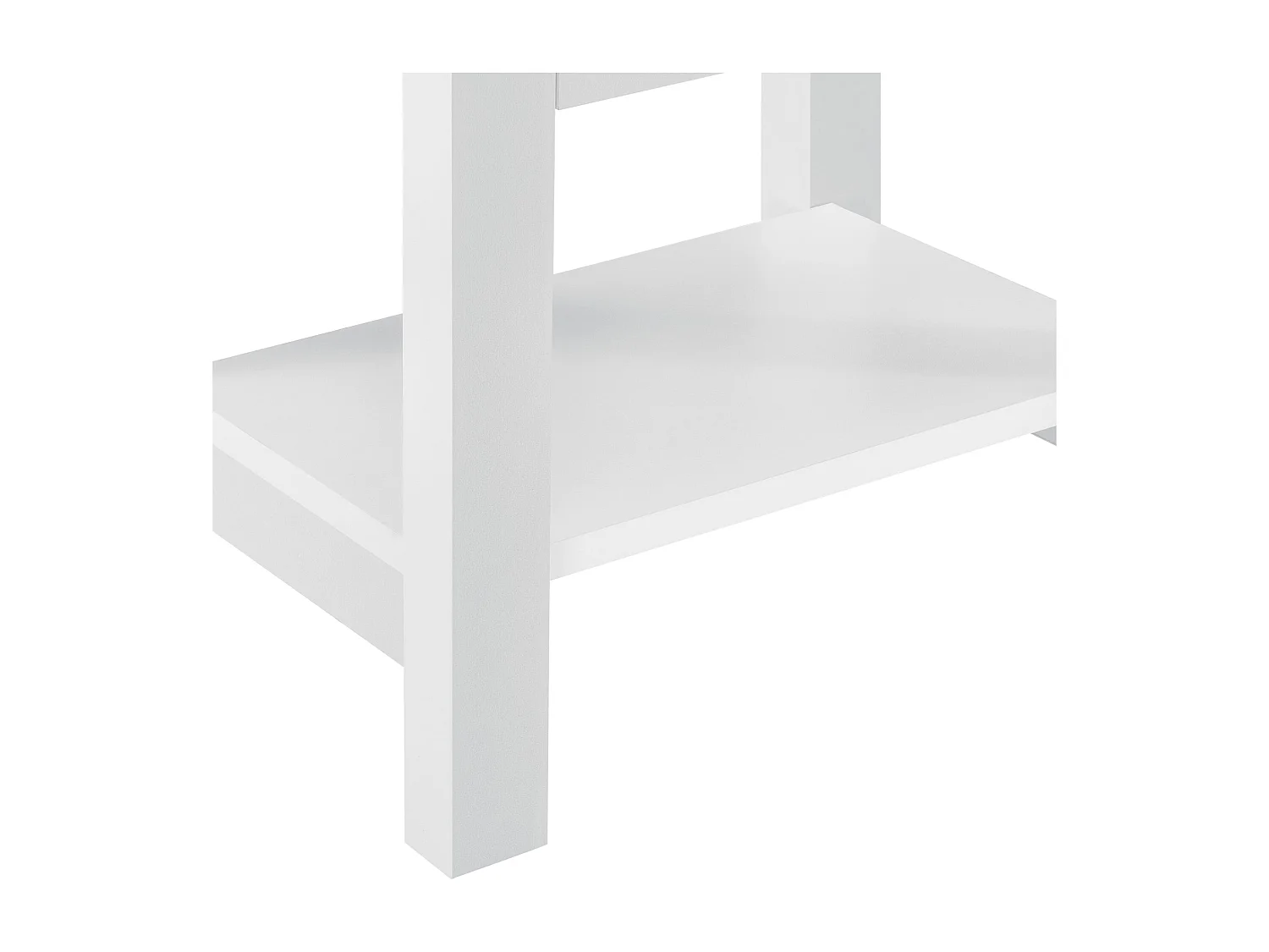 Mesa de cabeceira em MDF 41,5cm com 1 gaveta branca 03_0004200