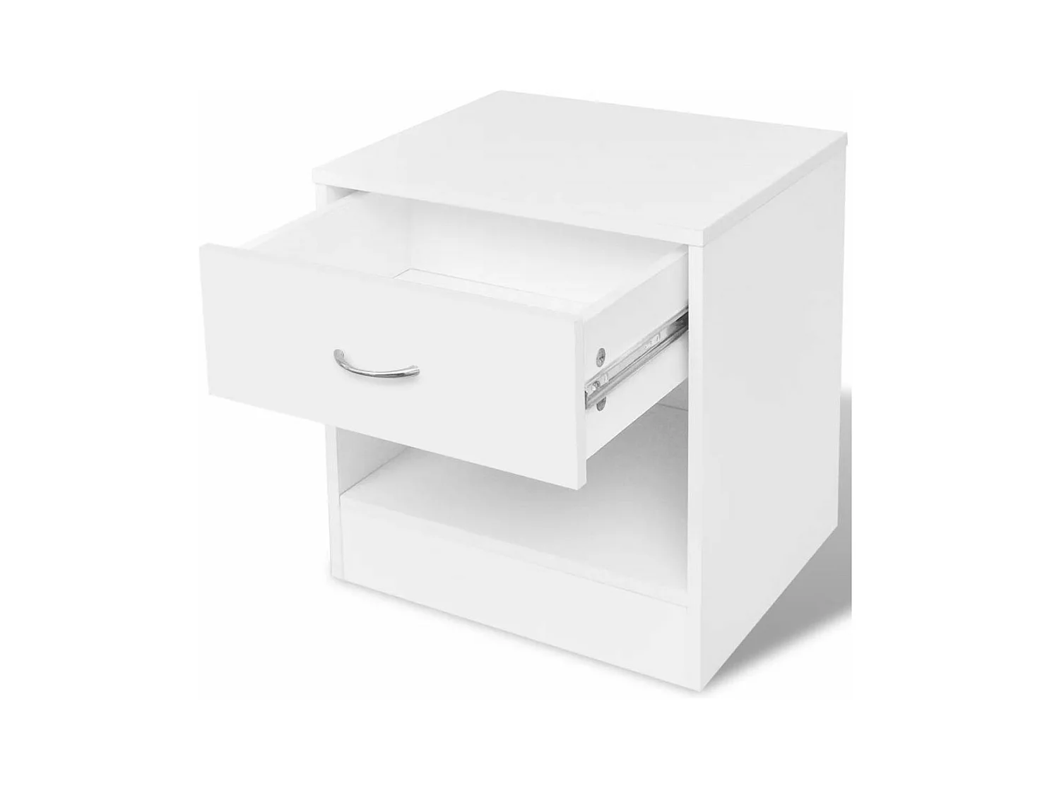 Lot de 2 tables blanche 36.5 x 30.5 x 38 cm 1402141