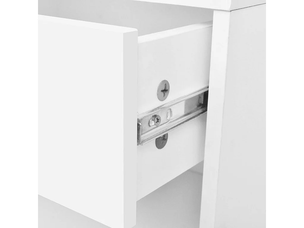 Lot de 2 tables blanche 36.5 x 30.5 x 38 cm 1402141