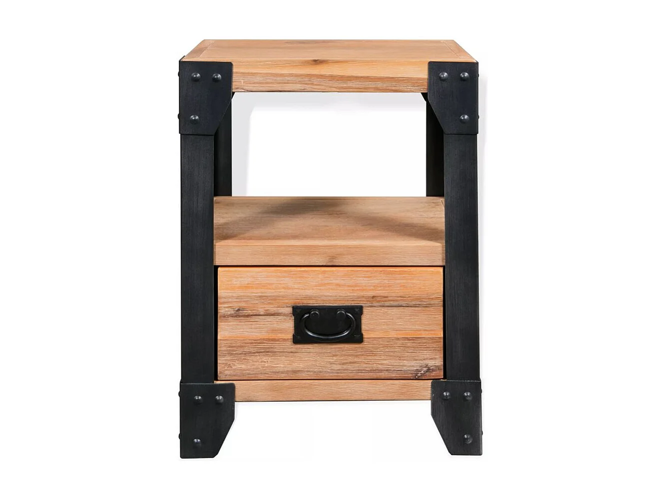 Table de nuit chevet marron 40 x 30 x 54 cm 1402125