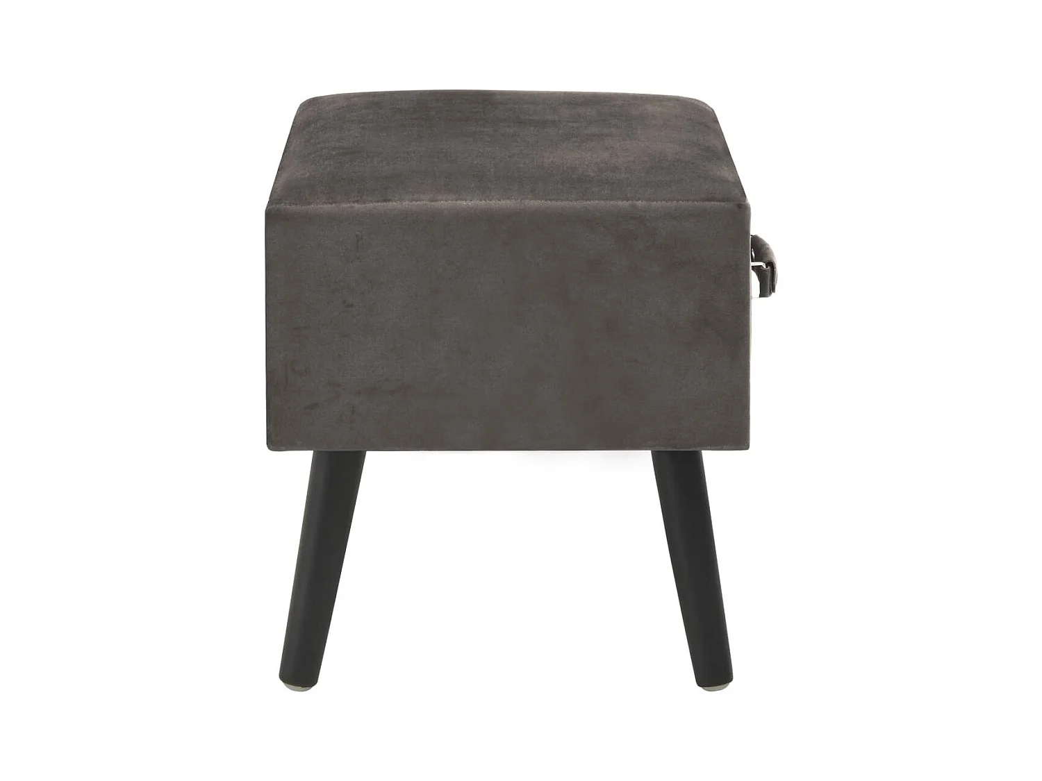 Table de nuit chevet gris 40 x 35 x 40 cm 1402090