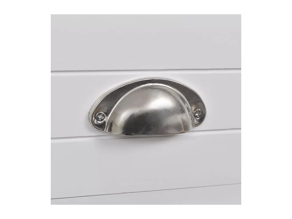 Table de nuit chevet blanche 30 x 30 x 63 cm 1402168