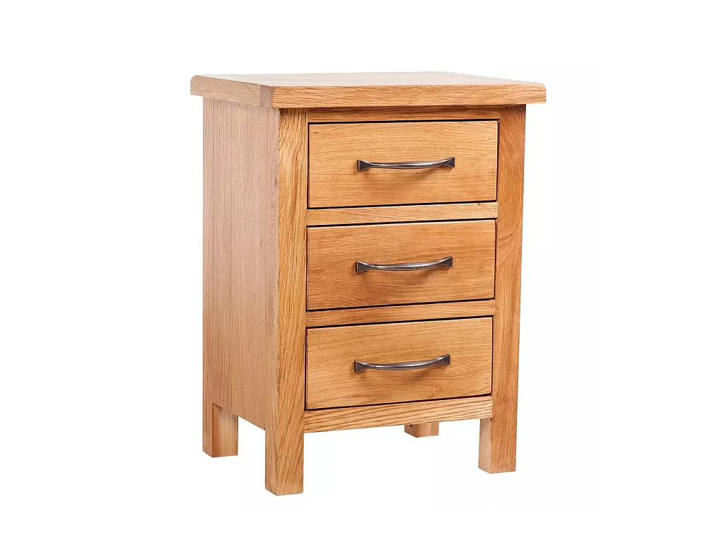 Table de nuit chevet bois beige 40 x 30 x 54 cm 1402169