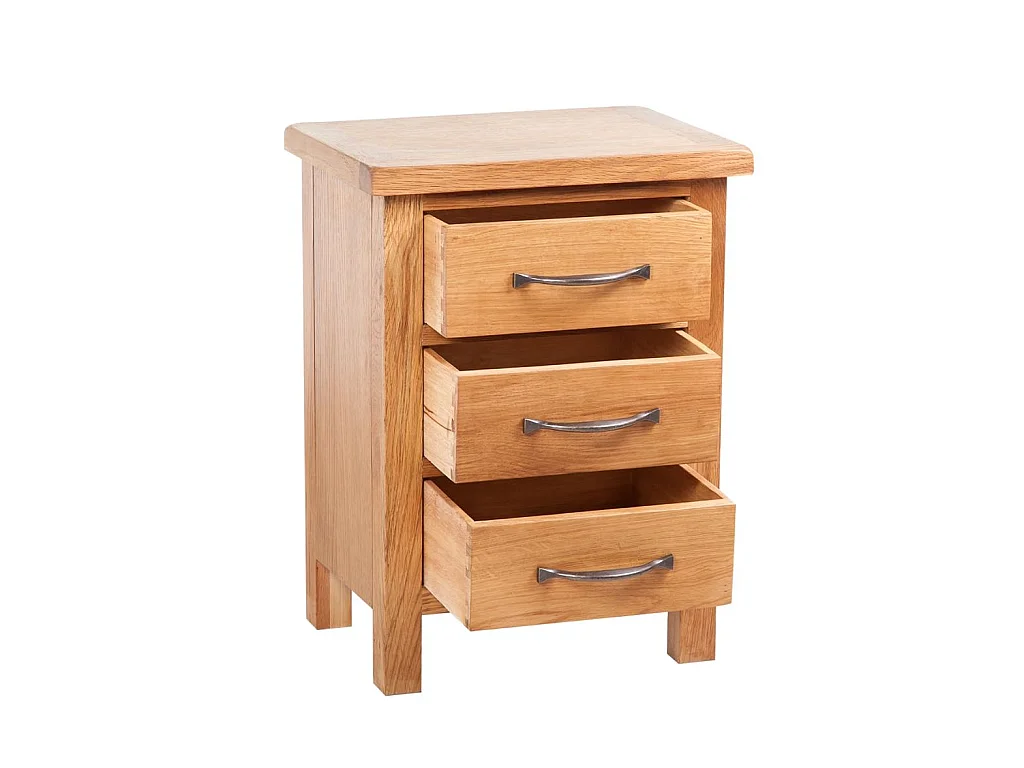 Table de nuit chevet bois beige 40 x 30 x 54 cm 1402169